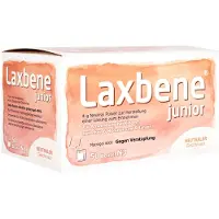 Laxbene junior 4 g Neutral PLE Kdr.6 Mon.-8 Jahre 50x4 Pulver zur Herstellung einer Lösung zum Einnehmen