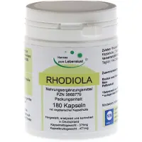 G & M Naturwaren Import GmbH & Co. KG Rhodiola Rosea 3% Vegi Kapseln 180 St