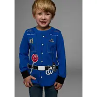 Kidsworld Langarmshirt in royalblau | Gr.: 104/110