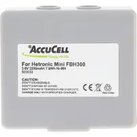 AccuCell Akku passend für Hetronic NM13HA Akku 68300990, 68300600, 68300950, FBH300, RHE3620KG 3,6 Volt 2000-2200mAh
