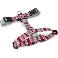 Morsö Hondentuig H-Tuig Gerecycled Skyline Rood / Roze