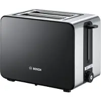 Bosch TAT7203 Toaster 2 Scheibe(n) 1050 W Schwarz Edelstahl