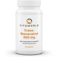 Vita World GmbH Trans-resveratrol 550 mg Kapseln 60 St