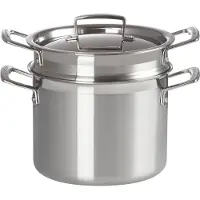 Le Creuset 3-ply Pastatopf mit Einsatz, 20 cm, 5L
