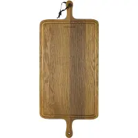Dutchdeluxes Holzschneidebrett BBQ XL Rechteckig Oiled Smoked Oak