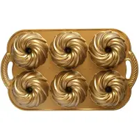 Nordic Ware Muffinform Swirl Gold