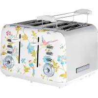 VQ Laura Ashley - Küchengeräte - 4-Scheiben Toaster Elveden Weiß von