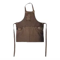 Dutchdeluxes Schürze 5 Pocket Apron Goldish Black-66 x 67 cm