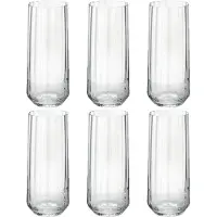 Georg Jensen Longdrinkglas Bernadotte Crystalline 450 ml (6er-Set)