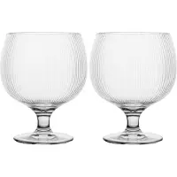 Sagaform Billi Wein Glas, 2 Stück/Set, klar rPlatic