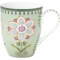 Pip studio Tasse Lily & Lotus Light Green 350 ml (Set von 6)
