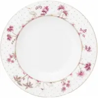 Pip studio Tiefer Teller Jolie Dots Gold Pink 21,5cm (Set von 6 Stück)