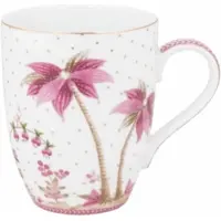 Pip studio Tasse Jolie Dots Gold Pink 350ml (Set von 6)