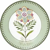 Pip studio Frühstücksteller Lily & Lotus Light Green 21 cm (Set von 6 Stück)
