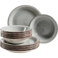 MÄSER Teller-Set, Steingut , Lumaca