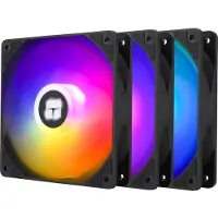 Thermalright TL-C12C-S ARGB - Black (3-pack) - Gehäuselüfter - 120mm - Schwarz mit RGB LED - 26 dBA