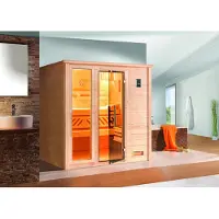 Weka Premium-Massivholzsauna 45 mm BERGEN 1.8 GTF x B x T x H x 196 x 178 x 205