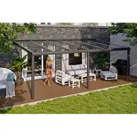 Skanholz Terrassendach "Monza", BxT: 648x307