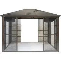 Sojag Castel 1012 Metall Pavillon mit Seitenteilen 3x4 m