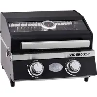 Rösle Gasgrill BBQ-Portable VIDERO G2-P 50mbar schwarz