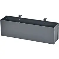 Westmann , Pflanzkasten für Mülltonnenverteilung Planum, anthrazit, 50 x 12 x 15,5 cm (B x T x H)