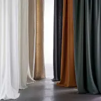 AM.PM Vorhang Private Mit Ösen, Gewaschenes Leinen 140 x 320 cm