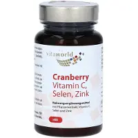 Vitaworld Cranberry Vitamin C, Selen, Zink Kapseln, 60 St. Kapseln