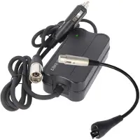 E-bike-vision 12V KFZ-Ladegerät SET für Bosch Active, Performance 36V