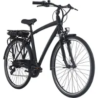 Adore Pedelec E-Bike Cityfahrrad 28'' Versailles schwarz-blau -bikes 113E