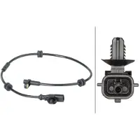 Hella Sensor Raddrehzahl 2-polig aktiver Sensor für u.a. FORD FIESTA