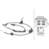 Hella Sensor Raddrehzahl 2-polig aktiv 990 mm Kabel für u.a. HYUNDAI ix35