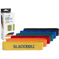 Blackroll Loop Band Set (6 Bänder) - verschiedene Widerstandsstärken für flexibles Training 1 St
