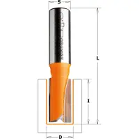 Cmt Geradschneider kurz Hm D=12 I=20 L=50 S=6,35
