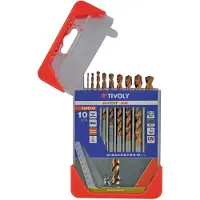 Tivoly Metal drill set FURIUS HSS Clipster PRO 10pcs Ø1-10mm