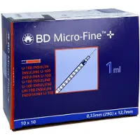 Docpharm GmbH BD Micro-fine+ Insulinspr.1 ml U100 0,33 100 St