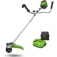 Greenworks 60V Freischneider mit Fahrradgriff 40cm - 4Ah Akku