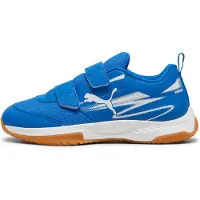Puma Varion II V Junior Kinder-Hallenschuhe 108106 03 Blau, Schuhgröße:34 EU