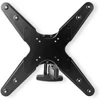 Nedis Schwenkbare TV-Wandhalterung - 23 - 55 " - maximal unterstützes Bildschirmgewicht: 30 kg - Vertikale Bewegung: 0-282 mm - Minimaler Wandabstand: 61 mm - Maximaler Wandabstand: 565 mm - kippbar