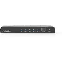 Nedis Hdmi-splitter 4 Ports Hdmi Eingang Zu 4xhdmi Ausgang 4k Metall 60hz