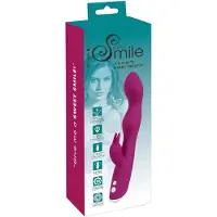 Sweet Smile SMILE - Flexibler Vibrator für A- und G-Punkt mit Klitorisarm (lila)