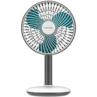 Cecotec Tischventilator, wiederaufladbar, 4000mAh, 6 Zoll, Touch Panel, weiß