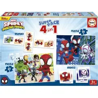Educa Spidey Superpack 4 in 1 Spiele