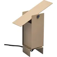 MOEBE Pivoting Tischleuchte Sand - , Beige, für Esszimmer, Metall