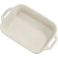 Staub Auflaufform Keramik Elfenbein 27 x 20 cm