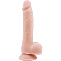 Dreamtoys Mr. Dixx 7.6 - Saugnapf-Dildo mit Hoden - natur (19,5 cm)