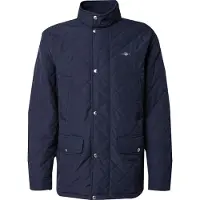 Gant für Herren. 7006497 Gesteppte Windjacke navy (L), Lässig, Polyester, Marine