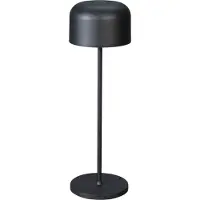 Konstsmide LED Tischleuchte Lille | schwarz | Indoor/Outdoor | Kabellos | 11 x 11 x 36 cm | 7834-750