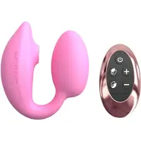 Love to love Wonderlover - G-Punkt Vibrator mit Klitorisreizer (pink)