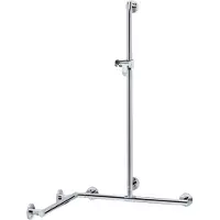 Keuco Duschhandlauf PLAN CARE m Brausestange 797/1097/1263mm vc