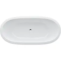 Laufen Alessi vrijstaand bad 182,8x86,8x46cm glans wit sentec